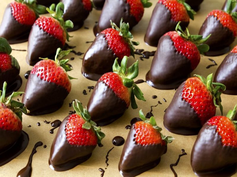 Inside Out Chocolate Strawberries