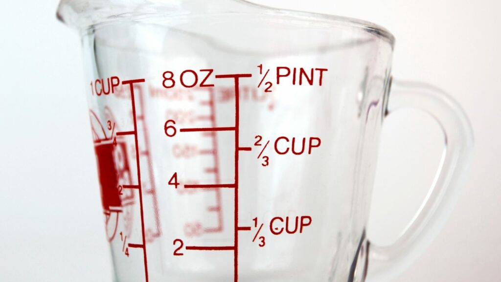 how many 1/4 cups equal 2/3 cups