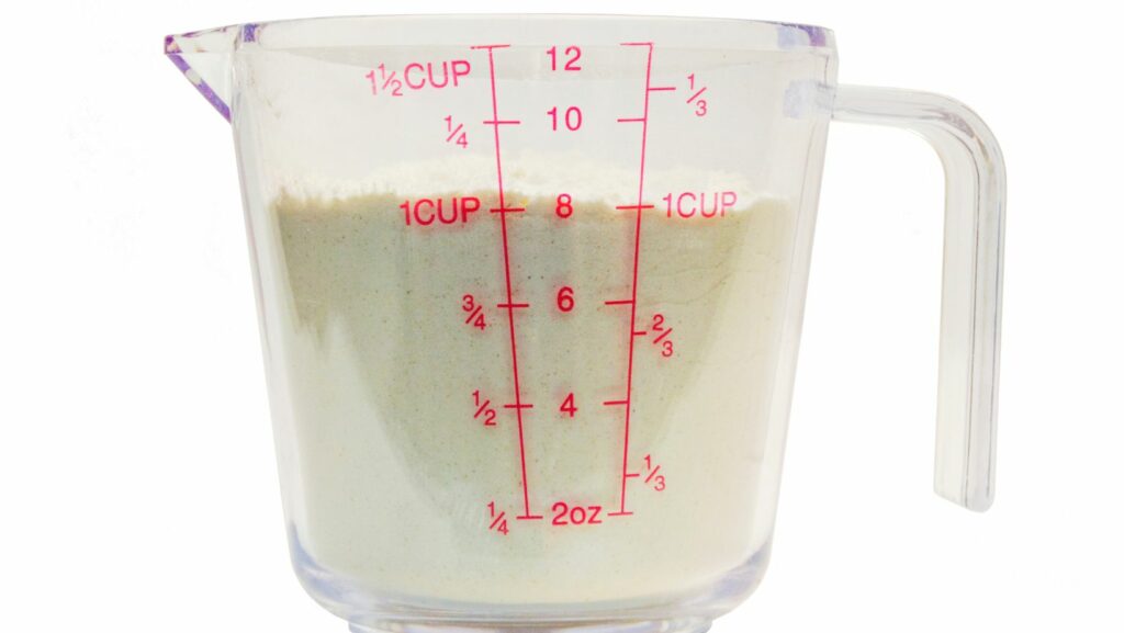 how many 1/4 cups make 2/3 cup