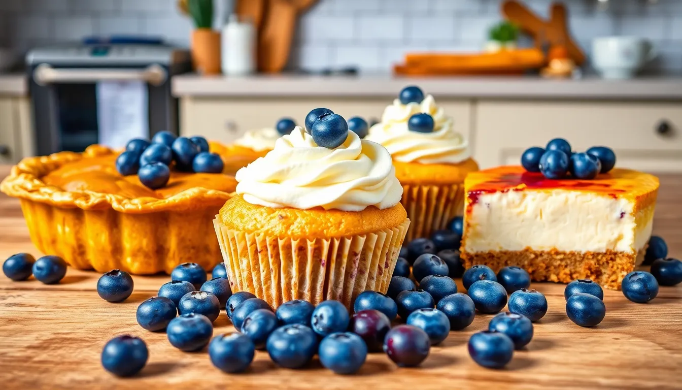 blueberry desserts recipes